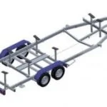 Porte Voilier Galaxy – G2572 / GD16V – Ptac : 3200KG – 2 Essieux