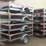 Remorque BagagÈre Lider Eco CÔtÉs Bois – 2 Essieux – Ptac : 500 Kg – 250 X 126 Cm