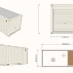 Container DE Stockage DE 20 Pieds avec Ouverture – Image 6