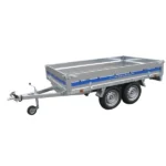 Remorque Polyvalente Lider Tolede Roue Dessous – 2 Essieux – Ptac : 750 Kg – 256 X 148 X H30 Cm