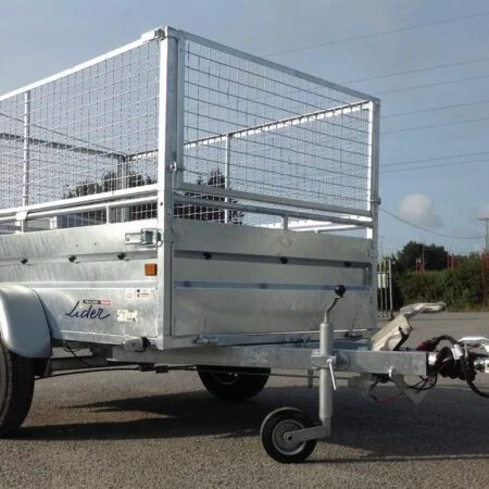 Remorque Lider Robust – FreinÉe – Ptac :750/500 Kg – 200 X 134 Cm – 1 Essieu
