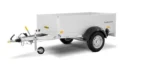 Remorque Aluminium Humbaur 1 Essieu Non FreinÉ Ptac 750 Kg 2.5 X 1.30 M Ridelles DE 35CM