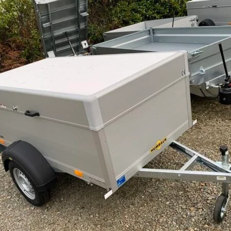 Remorque Humbaur Aluminium Ptac 750 Kg Non-freinÉ 2100*1100*350 Mm + Capot SÉcurisÉ Étanche