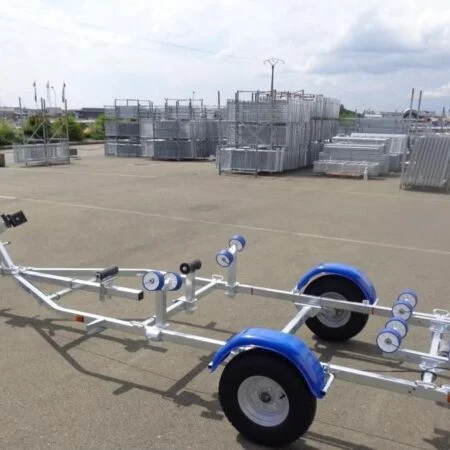 Porte Bateau Multi-rouleaux Galaxy – G380 Roues 10′ – Ptac : 500KG – 1 Essieu – sans Carte Grise
