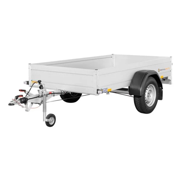 Remorque Saris Mac Alu – 1 Essieux FreinÉ – Ptac 1350 Kg – 255 X 133 Cm
