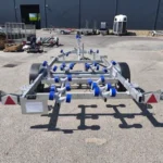 Porte Bateau Multi-rouleaux Galaxy – Ptac : 1350KG – 1 Essieu – Image 3