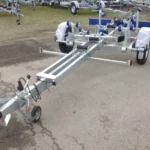 Porte Bateau – Chemin DE Rouleau Cerntral Cassante – SW845 – Ptac : 1300KG – 1 Essieu FreinÉ