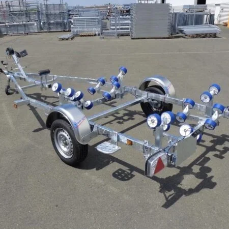 Porte Bateau Immergeable Sun Way – D1857 – Ptac : 750KG – Kit Rouleaux – 1 Essieu