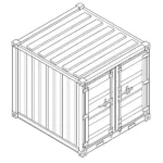 Container DE Stockage Neuf 8 Pieds – Image 7