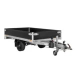 Remorque Benne Saris – 276X150 Cm – Ptac : 1500 Kg – 1 Essieu – FreinÉe