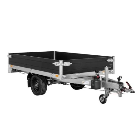 Remorque Benne Saris – 276X150 Cm – Ptac : 1500 Kg – 1 Essieu – FreinÉe