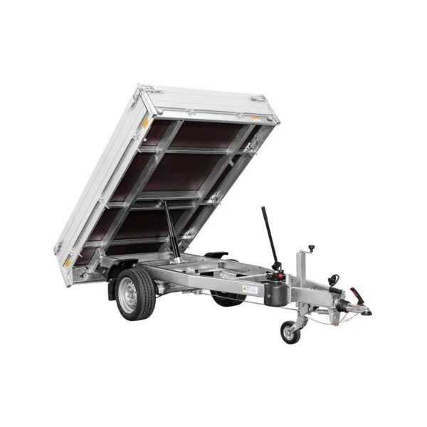 Remorque Benne Saris – 256X150 Cm – Ptac : 1350 Kg – 1 Essieu – FreinÉe