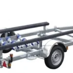 Porte Bateau Immergeable Sun Way – D1611 – Ptac : 1000KG – Kit Patins – 1 Essieu