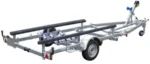 Porte Bateau Immergeable Sun Way – D1611 – Ptac : 1000KG – Kit Patins – 1 Essieu