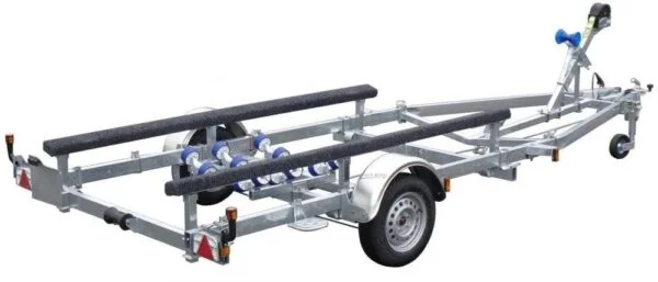 Porte Bateau Immergeable Sun Way – D1611 – Ptac : 1000KG – Kit Patins – 1 Essieu