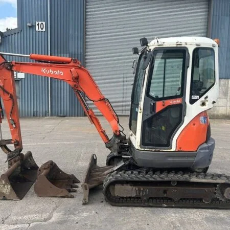 Mini-pelle Kubota U25-3 2008 3600 Heures – Occasion