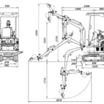 Mini-pelle Electrique HT15 Engin Neuf / Matériel Neuf – Image 12