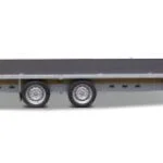 Remorque Plateau Nu Eduard – Ptac : 3000 Kg – 2 Essieux FreinÉs – 606 X 200 Cm