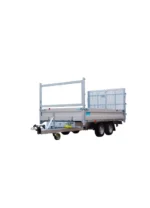 Twintrailer 3500 Kg – 352 X 192 Cm – Double Fonction Benne + Porte-engin