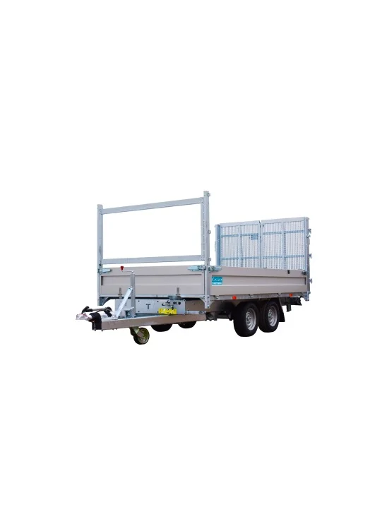 Twintrailer 3500 Kg – 352 X 192 Cm – Double Fonction Benne + Porte-engin