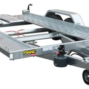 Remorque Porte-voiture Franc PV400F200 – 400 X 190 Cm – Ptac 2000 Kg