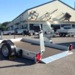 Plateau 1 Essieu Abaissable Humbaur – 310 X 170 X H15 Cm – Ptac : 1300 Kg