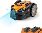 LawnMaster OcuMow®16 Robot Tondeuse sans câble périphérique pour pelouses Jusqu’à 150 m² par Charge, Navigation visuelle, évitement Automatique des Obstacles, Faible Niveau sonore