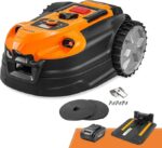 Lawnmaster OcuMow®18 Tondeuses Robot sans Fil de Limite 500 m², Navigation visuelle, évitement Automatique des Obstacles, Station de Charge Automatique, Zones interdites virtuelles