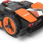 WORX LANDROID VISION WR216E.1, Robot Tondeuse sans fil périphérique 1600 m² Surf.max 1700 m², installation en 30 min, Caméra 4K + IA Adaptative, évite tous les obstacles, coupe des bordures, Multizone