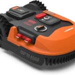 WORX Landroid Plus WR148E Robot Tondeuse Connecté e t Intelligent, 800 m² Surf.Max 900 m², Installation Facile, Configurable, Pente 35%, détecteur de Pluie, Coupe près des Bordures, Tonte Rapide